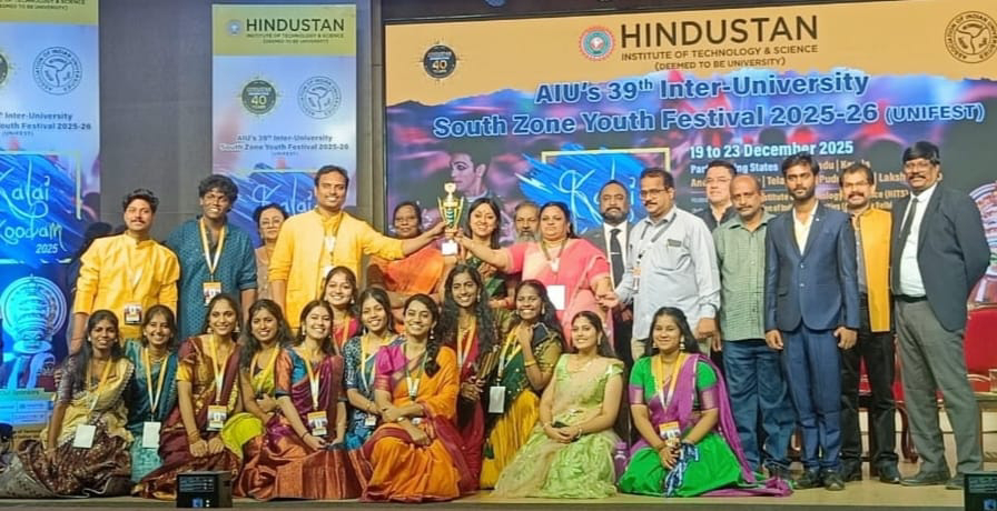 యువజనోత్సవాల్లో కృష్ణా యూనివర్సిటీ ప్రతిభ