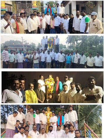 రంగాకు నివాళులర్పించిన రాధా రంగ మిత్రమండలి అధ్యక్షుడు