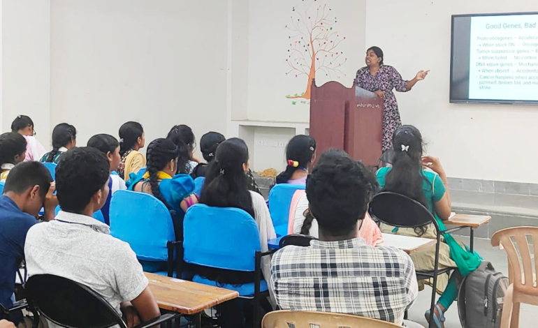 క్యాన్సర్ కు ధైర్యమే మందు – కెయూ లో అవగాహన సదస్సులు