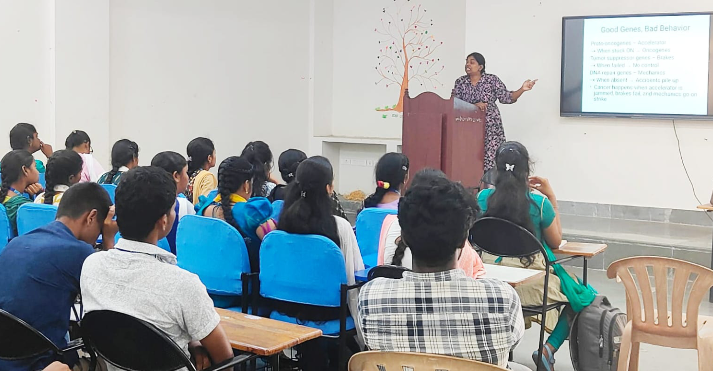 క్యాన్సర్ కు ధైర్యమే మందు – కెయూ లో అవగాహన సదస్సులు