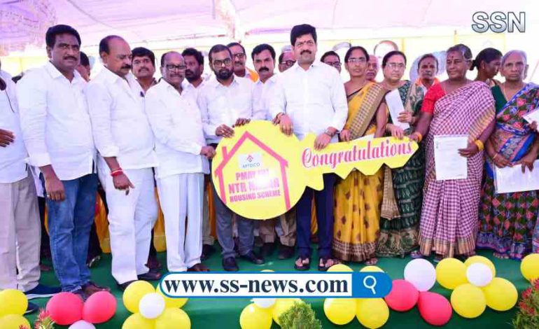 పేదలందరికీ సొంతింటి కల నెరవేర్చడమే రాష్ట్ర ప్రభుత్వ ధ్యేయం : రాష్ట్ర మంత్రి కొల్లు రవీంద్ర