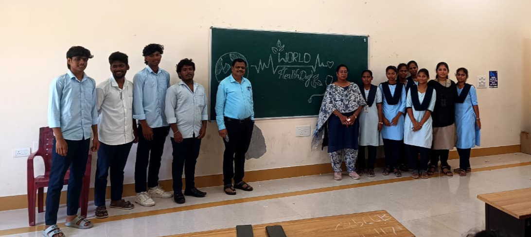 కృష్ణా యూనివర్సిటీ కాలేజీ ఆఫ్ ఫార్మాస్యూటికల్ సైన్సెస్ అండ్ రీసెర్చ్ నందు ప్రపంచ ఆరోగ్య దినోత్సవం