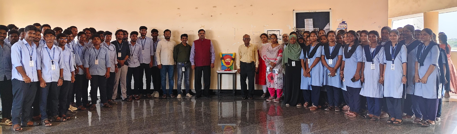 కృష్ణా యూనివర్సిటీ ఇంజనీరింగ్ కళాశాలలో జ్యోతిరావు పూలే జయంతి వేడుకలు