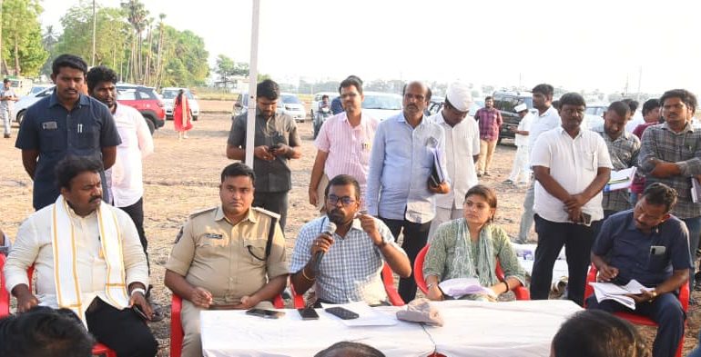 ముఖ్యమంత్రి పర్యటనకు కట్టుదిట్టమైన ఏర్పాట్లు