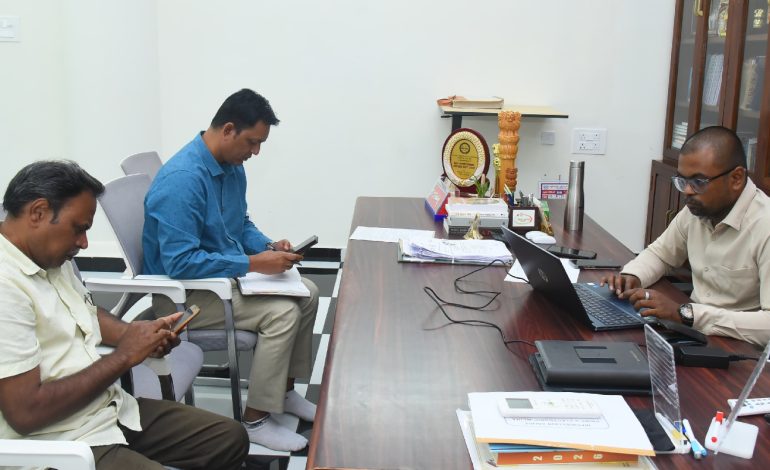 నీట్ పరీక్షలకు కృష్ణాజిల్లా యంత్రాంగం రెడీ : జిల్లా కలెక్టర్ డీకే బాలాజీ