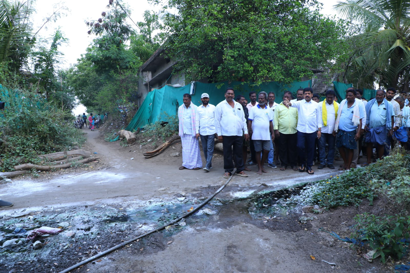 గ్రామ ప్రధాన రహదారి అభివృద్ధికి నిధులు మంజూరు చేసిన మంత్రి కొల్లు