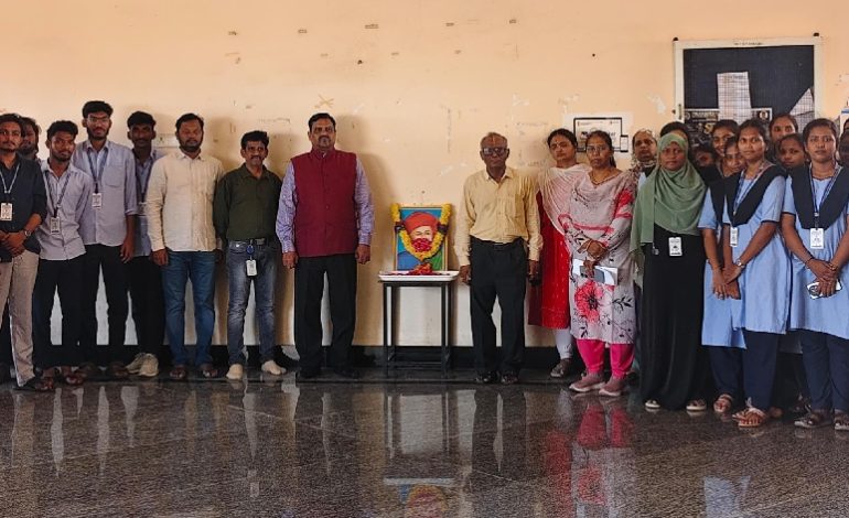 కృష్ణా యూనివర్సిటీ ఇంజనీరింగ్ కళాశాలలో జ్యోతిరావు పూలే జయంతి వేడుకలు