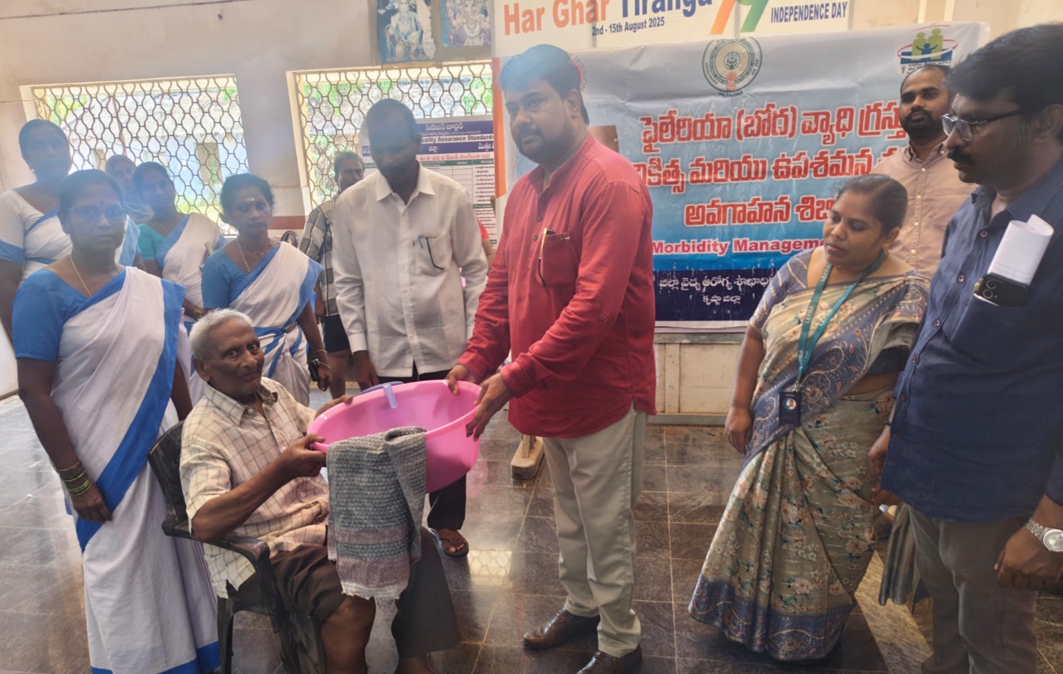ఫైలేరియా బాధితులకు ఎంఎండిపి కిట్ల పంపిణీ