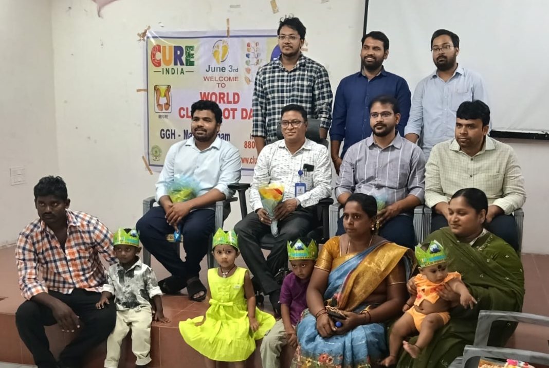 మచిలీపట్నం ప్రభుత్వ సర్వజన ఆసుపత్రిలో ప్రపంచ క్లబ్ ఫుట్ దినోత్సవం నిర్వహణ