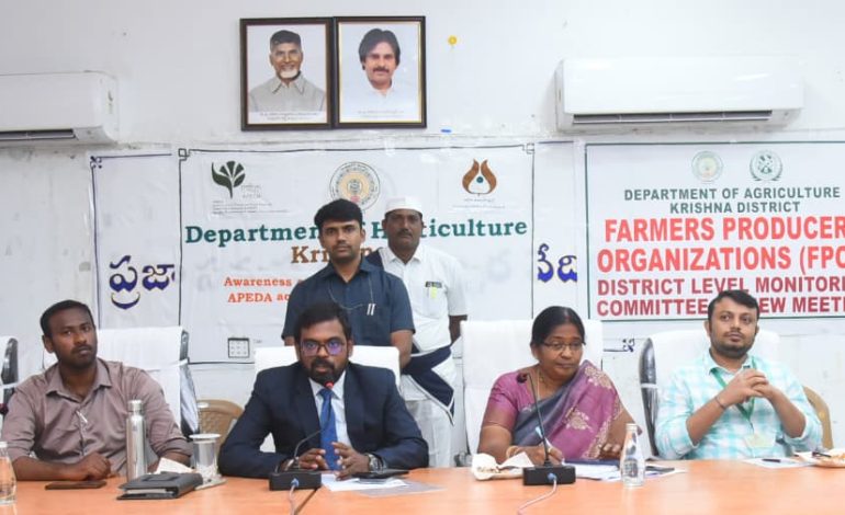 రైతుల ఆదాయ పెంపునకు ఎఫ్‌పీఓల బలోపేతమే లక్ష్యం – జిల్లా కలెక్టర్ డీకే బాలాజి