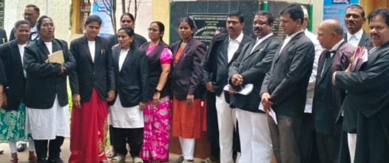 జంతర్ మంతర్ వద్ద విద్యార్థుల నిరసనకు మచిలీపట్నం బార్ అసోసియేషన్ మద్దతు