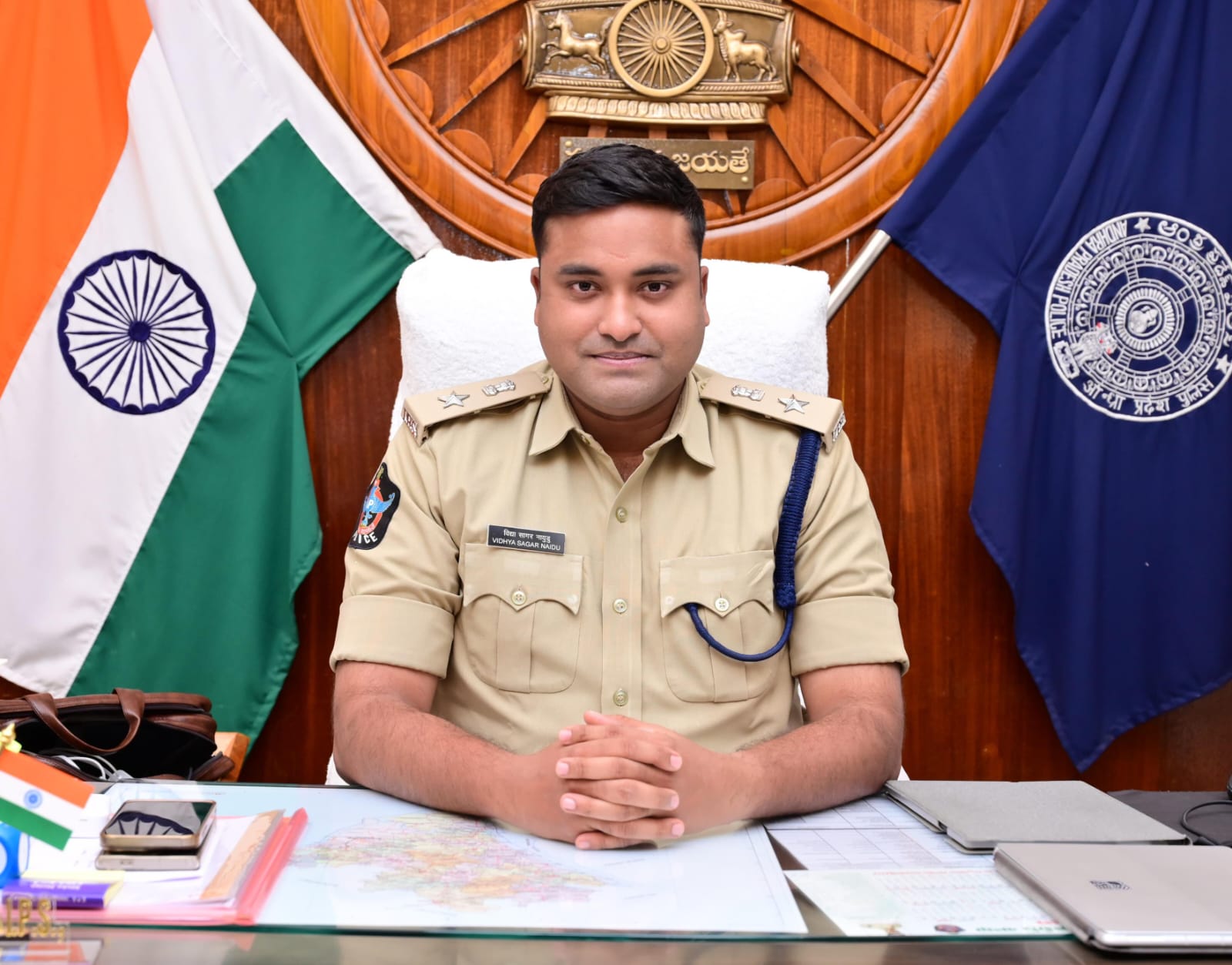 గణేష్ నవరాత్రి ఉత్సవాలను ప్రశాంత వాతావరణంలో జరుపుకోవాలి: కృష్ణా జిల్లా ఎస్పీ వి. విద్యాసాగర్ నాయుడు