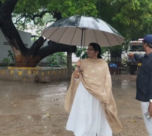 గోశాల గ్రామంలో పారిశుధ్య పనులను పరిశీలించిన జిల్లా పంచాయతీ అధికారి ఎం. ధనలక్ష్మి