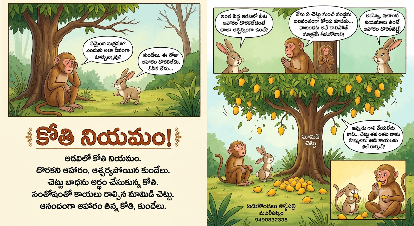 కోతి నియమం!