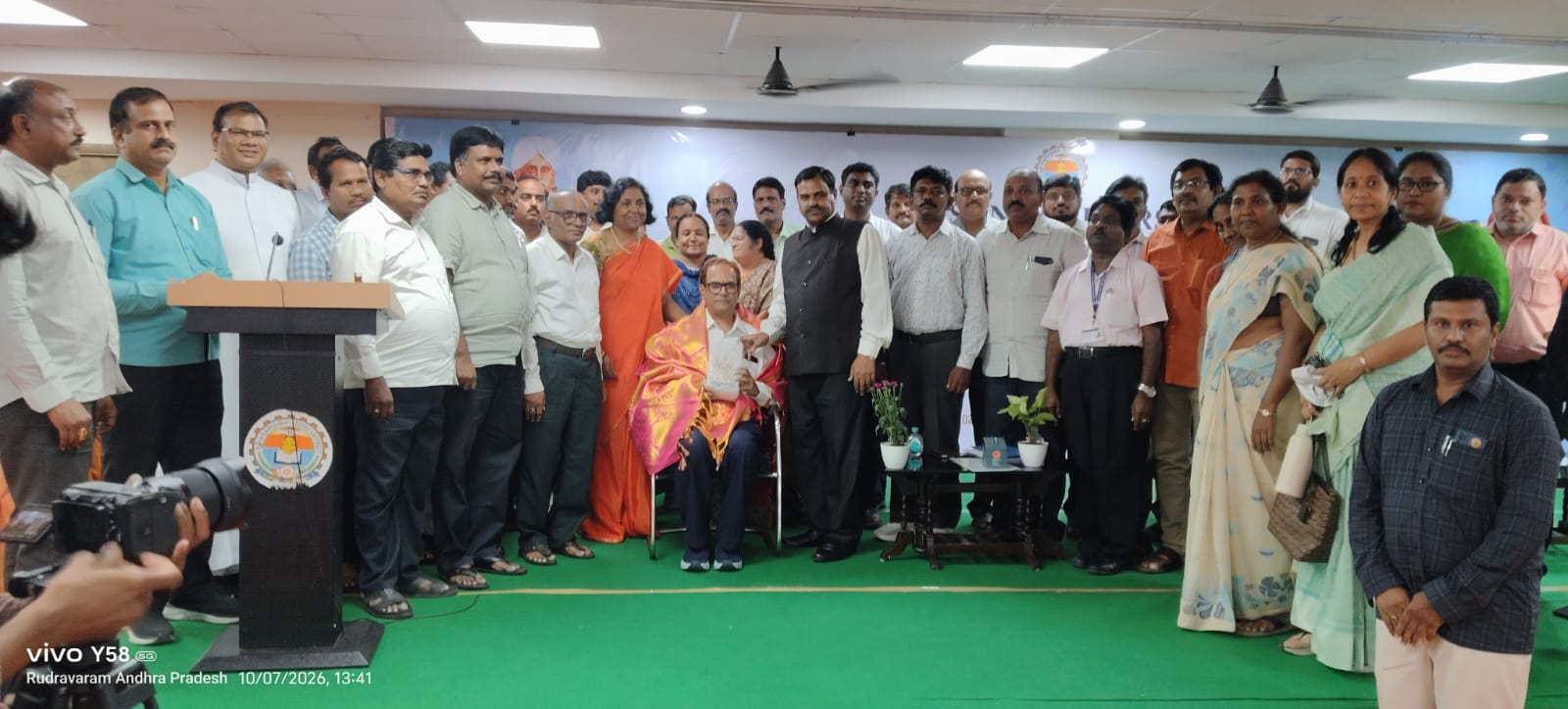 కృష్ణా విశ్వవిద్యాలయంలో ఘనంగా బ్రహ్మర్షి రఘుపతి వెంకటరత్నం నాయుడు స్మారకోపన్యాసం