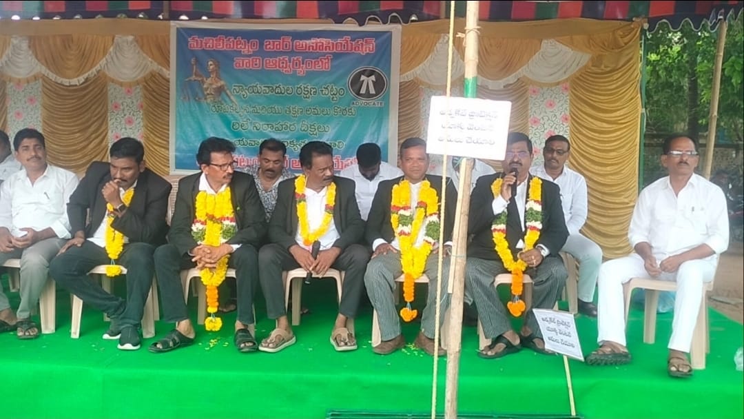 ప్రభుత్వం స్పందించకపోతే ఉద్యమాలు ఉధృతం చేస్తాం: మచిలీపట్నం బార్ అసోసియేషన్ అధ్యక్షుడు తుంగల హరిబాబు